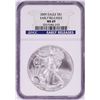 Image 1 : 2009 $1 American Silver Eagle Coin NGC MS69 Early Releases