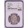 Image 1 : 1893 Columbian Exposition Commemorative Half Dollar Coin NGC MS64