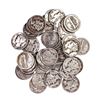 Image 1 : Lot of (48) Assorted Date Mercury Dime Coins