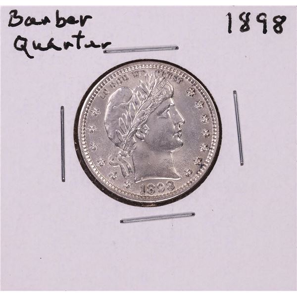 1898 Barber Quarter Coin