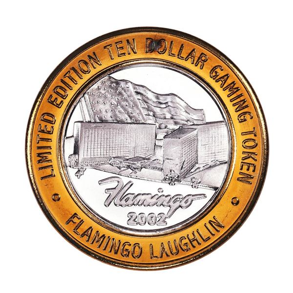 .999 Silver Flamingo Laughlin, Nevada $10 Casino Limited Edition Gaming Token