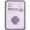 Image 1 : 1954 Proof Roosevelt Dime Coin NGC PF68