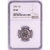 Image 1 : 1953 Proof Jefferson Nickel Coin NGC PF69