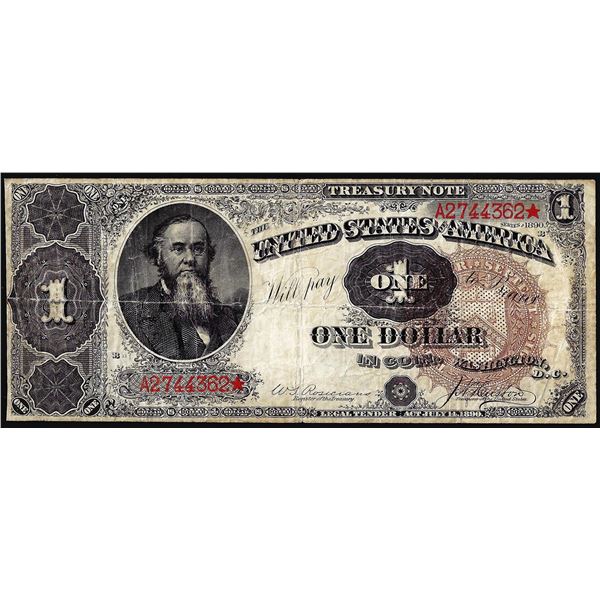 1890 $1 Treasury Note