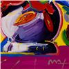 Image 2 : Peter Max "Flowers" Original Mixed Media On Paper
