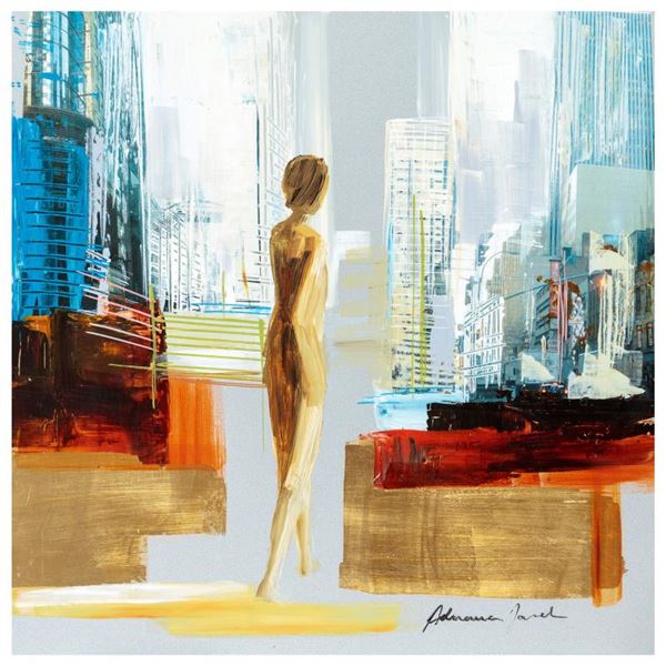 Naveh "In Thought" Original Acrylic On Board