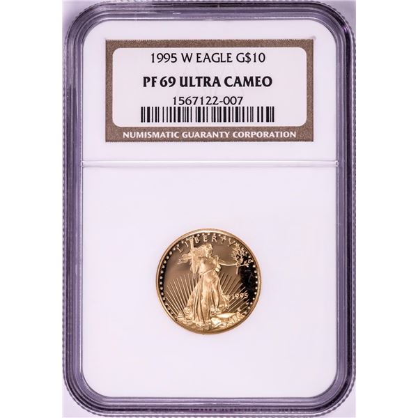 1995-W $10 Proof American Gold Eagle NGC PF69 Ultra Cameo