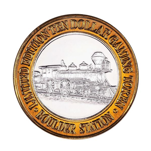 .999 Silver Boulder Station Hotel Casino Las Vegas, NV $10 Limited Edition Token