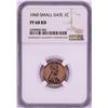 Image 1 : 1960 Small Date Proof Lincoln Memorial Cent Coin NGC PF68RD