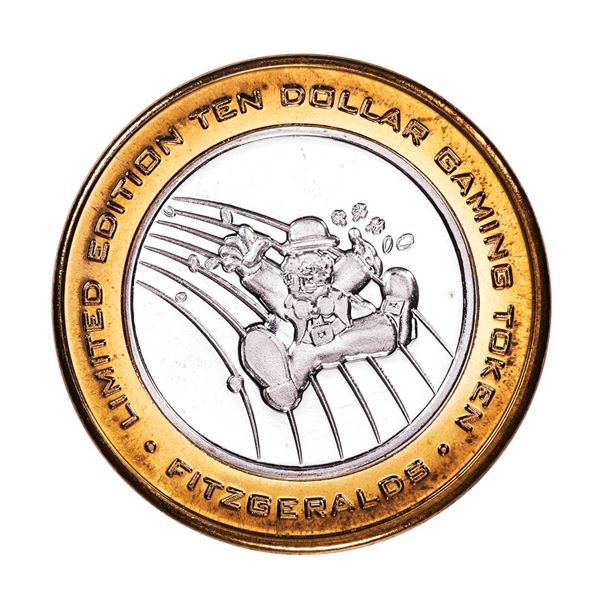 .999 Silver Fitzgerald's Casino & Hotel Reno, NV $10 Limited Edition Gaming Token