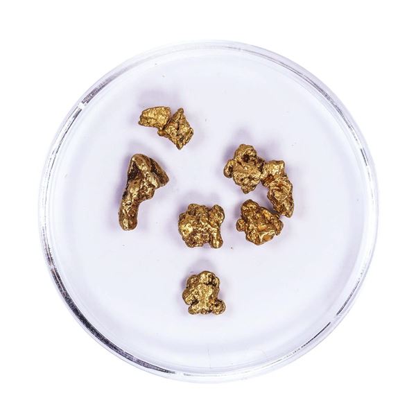 Lot of Gold Nuggets 3.27 grams Total Weight