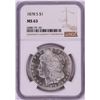 Image 1 : 1878-S $1 Morgan Silver Dollar Coin NGC MS63