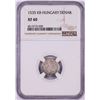 Image 1 : 1535 KB Hungary Denar 'Madonna and Child' Coin NGC XF40