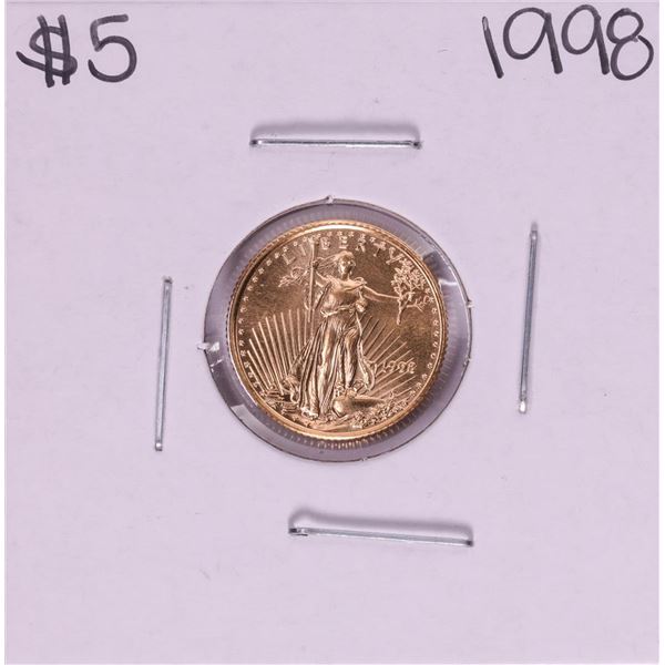 1998 $5 American Gold Eagle Coin