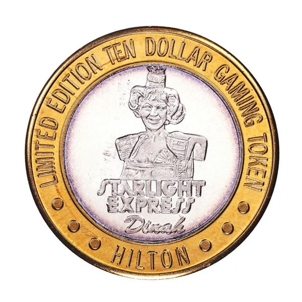 .999 Fine Silver Hilton Las Vegas $10 Casino Limited Edition Gaming Token