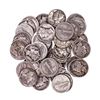 Image 1 : Lot of (50) Assorted Date Mercury Dime Coins
