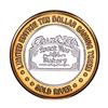 Image 2 : .999 Fine Silver Gold River Laughlin, Nevada $10 Limited Edition Gaming Token