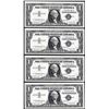 Image 1 : Lot of (4) Consecutive Uncirculated 1957A $1 Silver Certificate Star Notes