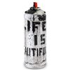 Image 1 : Mr Brainwash "Life Is Beautiful (Black)" Limited Edition Hand Painted Spray Can
