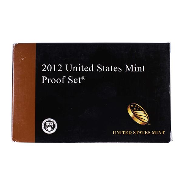 2012-S United States Mint Proof Set with Box and COA