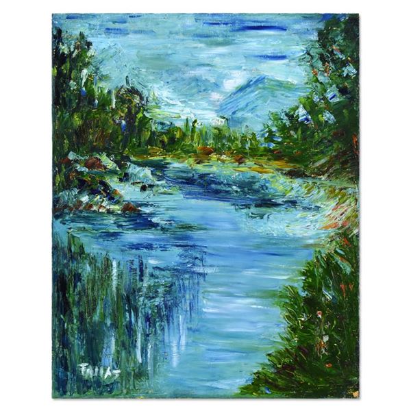 Fallas "Peaceful Path" Original Oil On Canvas