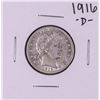 Image 1 : 1916-D Barber Quarter Coin