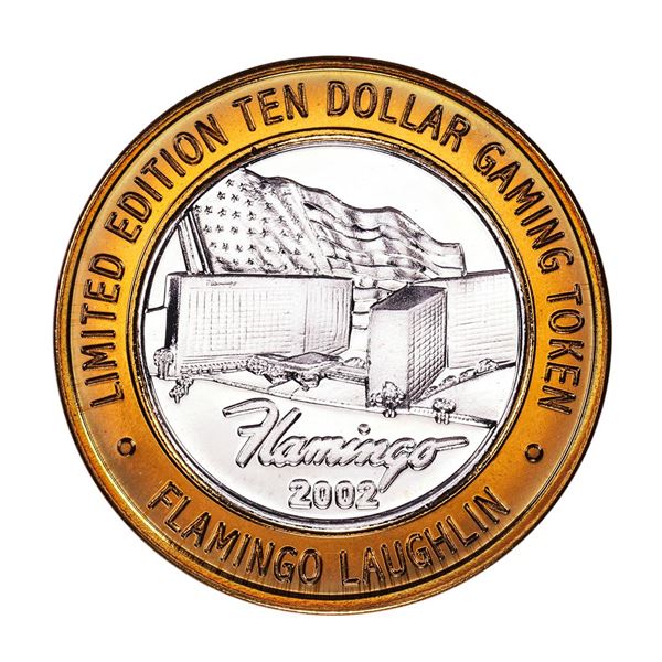 .999 Silver Flamingo Laughlin, NV $10 Casino Limited Edition Gaming Token