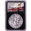 Image 1 : 2019-W $1 Burnished American Silver Eagle Coin NGC MS70 First Day of Issue