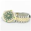 Image 5 : Rolex Men's Two Tone Green Diamond & Emerald Datejust Wristwatch