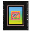 Image 1 : Peter Max "Cosmic Flyer With Sun On Blends Ver Ii" Limited Edition Lithograph On Paper