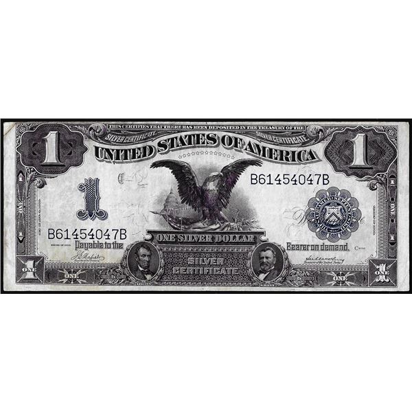 1899 $1 Black Eagle Silver Certificate Note