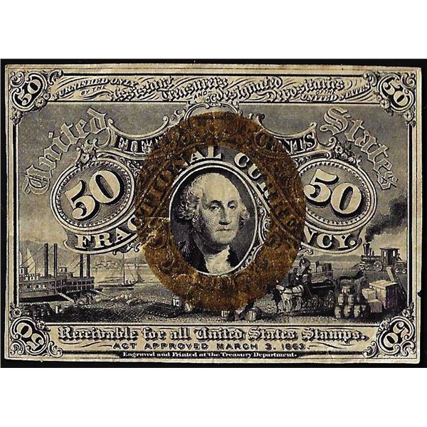 March 3, 1863 Second Issue Fifty Cents Fractional Currency Note
