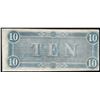 Image 2 : 1864 $10 Confederate States of America Note
