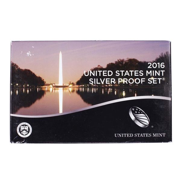 2016-S United States Mint Silver Proof Set with Box and COA