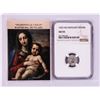Image 1 : 1552 KB Hungary Denar 'Madonna and Child' Coin NGC AU55 w/ Story Box
