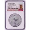 Image 1 : 2020 Great Britain 5 Pounds The Queen's Beasts 2oz Silver Coin NGC MS70 First Releases