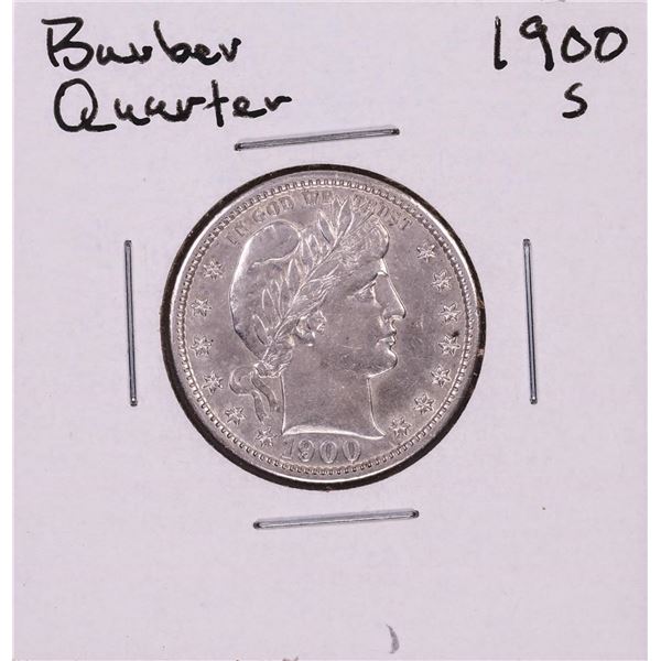 1900-S Barber Quarter Coin