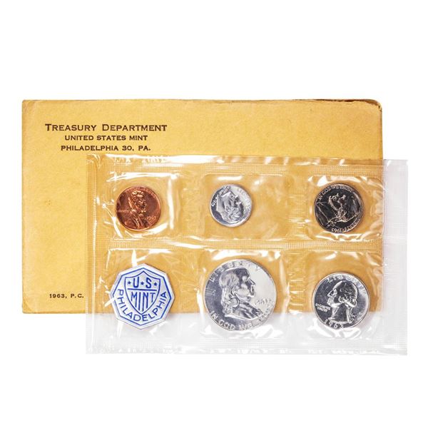 1963 (5) Coin Proof Set in Envelope