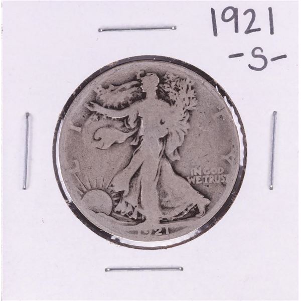 1921-S Walking Liberty Half Dollar Coin