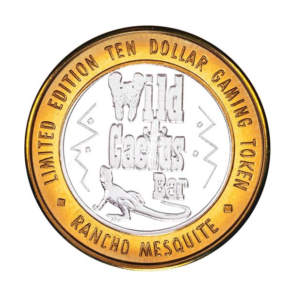 .999 Silver Rancho Mesquite Casino Nevada $10 Casino Limited Edition Gaming Token