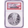Image 1 : 2002 $1 American Silver Eagle Coin NGC MS69