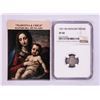 Image 1 : 1550 KB Hungary Denar 'Madonna and Child' Coin NGC XF40 w/ Story Box
