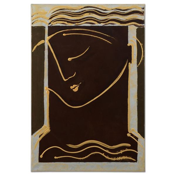 Soli "Deni" Original Mixed Media On Canvas