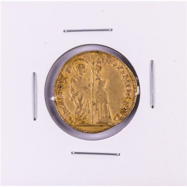 1763-1778 Italy Venice Aloy Mocen Zecchino Gold Coin