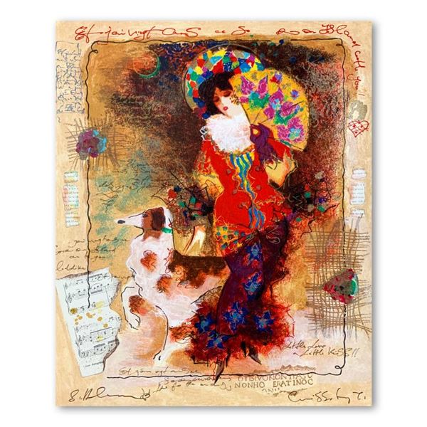 Alexander & Wissotzky "Lady With Dog" Limited Edition Serigraph On Paper