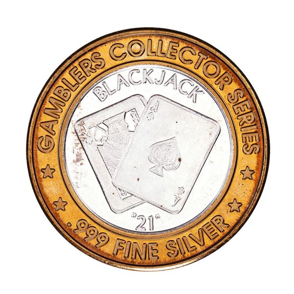 .999 Silver Sam's Town Kansas City, MO $10 Casino Limited Edition Gaming Token