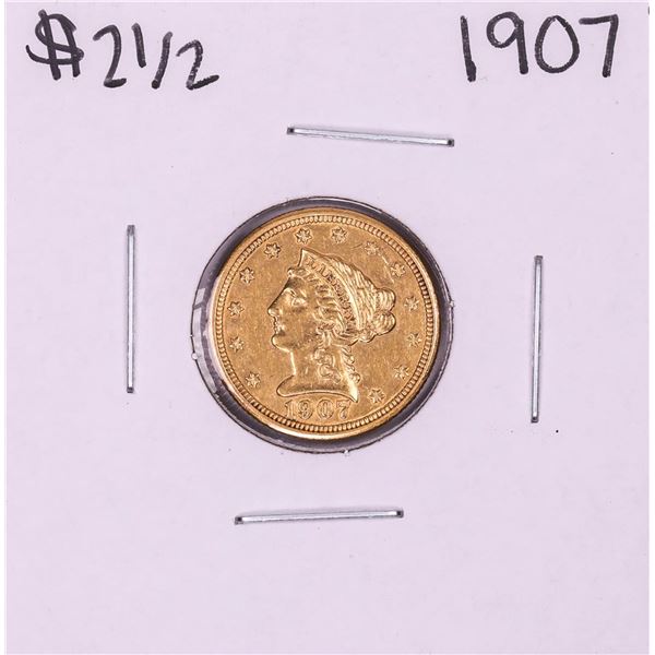 1907 $2 1/2 Liberty Head Quarter Eagle Gold Coin