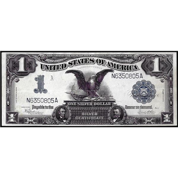 1899 $1 Black Eagle Silver Certificate Note