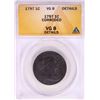 Image 1 : 1797 Draped Bust Large Cent Coin ANACS VG8 Details