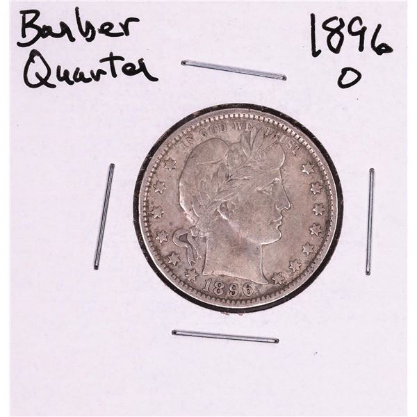 1896-O Barber Quarter Coin